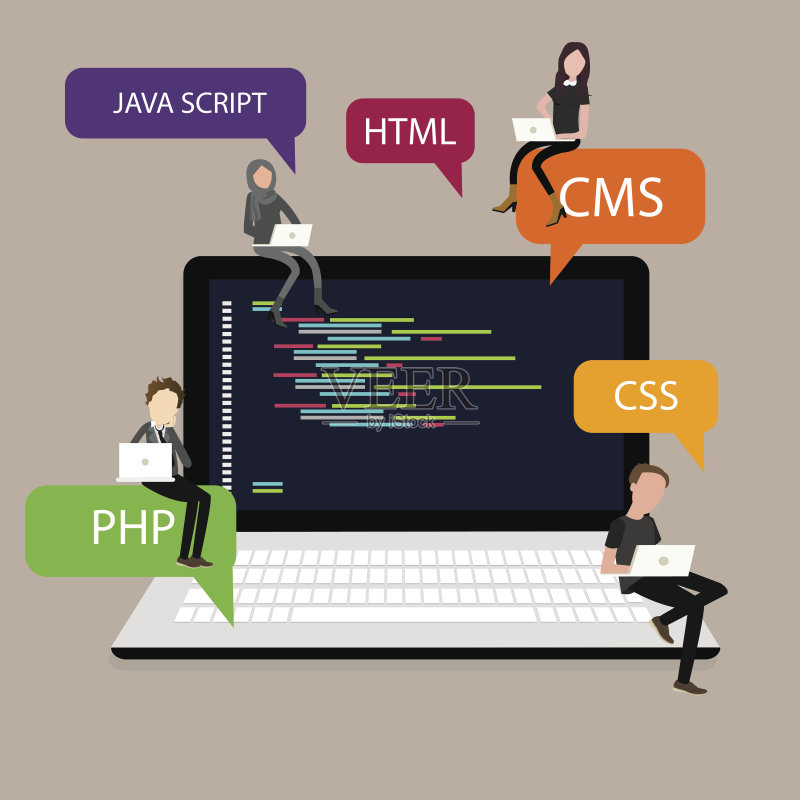 在筆記本電腦屏幕上玩轉編程 PHP、HTML、CSS與矢量圖素材的融合之道